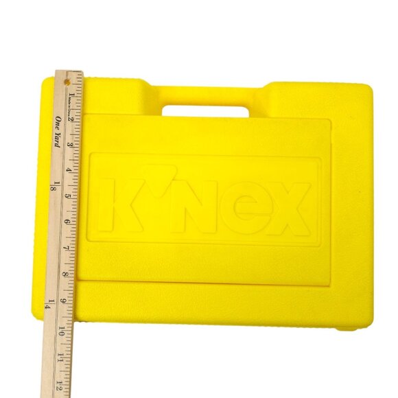 K'NEX 1993 Yellow Storage Carrying Hard Case Container ONLY 14 x 10 x 4 Plastic - Picture 14 of 14